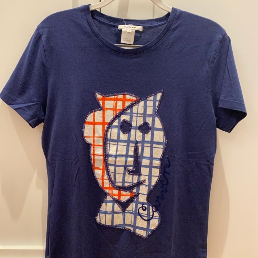 Carven - Multi-textured T-Shirt - Size S